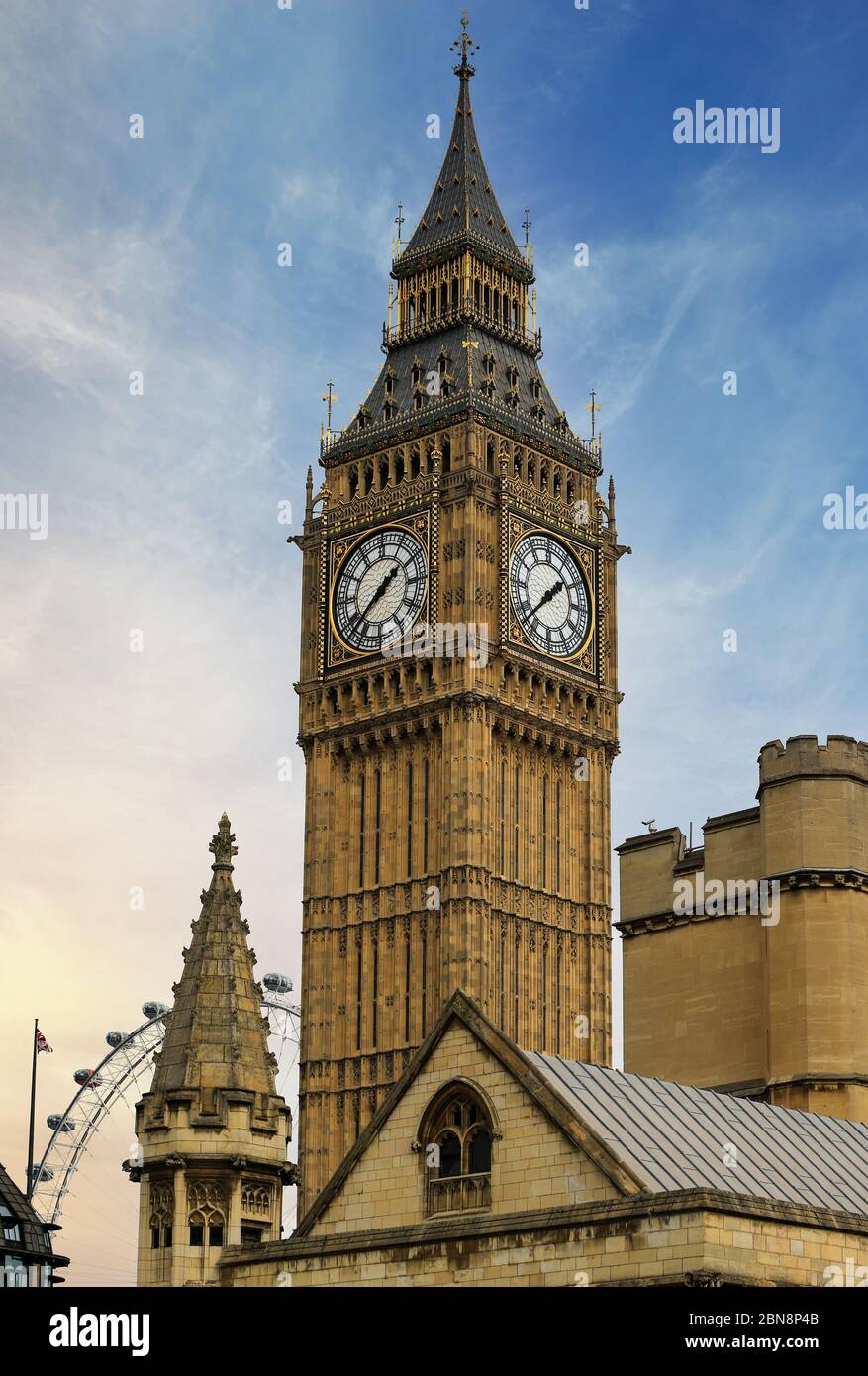 Der Big Ben in London, Großbritannien Stockfoto