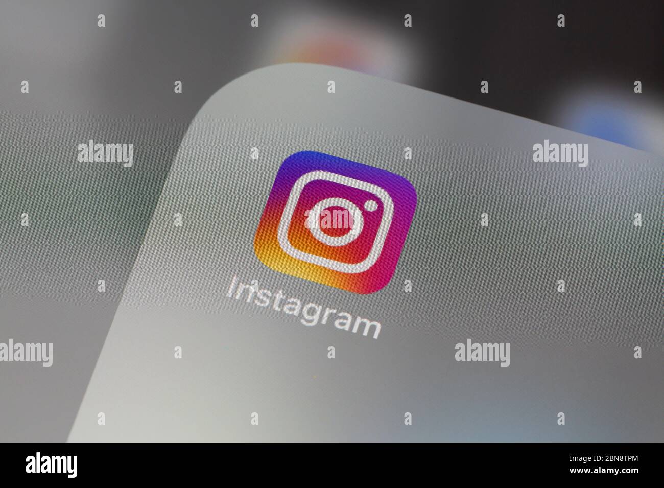 Ostersund, Schweden - 13. Mai 2020: Instagram App Icon. Instagram ist ein amerikanischer Foto- und Video-Sharing-Dienst in sozialen Netzwerken. Stockfoto