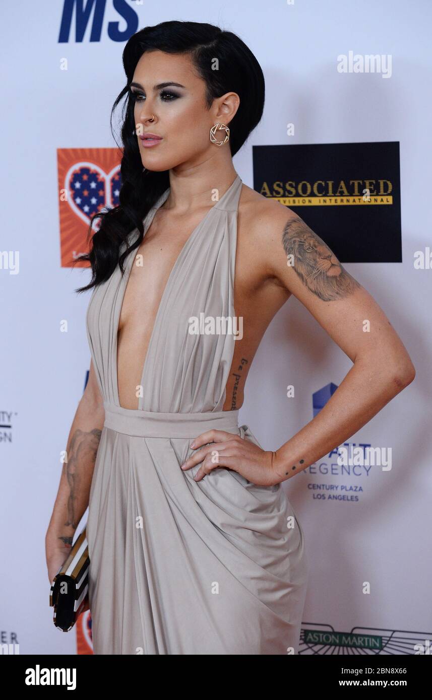 Los Angeles, Usa. April 2015. Schauspielerin Rumer Willis nimmt am 24. April 2015 an der 22. Jährlichen Gala „Race to Erase MS“ im Hyatt Regency Century Plaza im Stadtteil Century City von Los Angeles Teil. Foto von Jim Ruymen/UPI Quelle: UPI/Alamy Live News Stockfoto