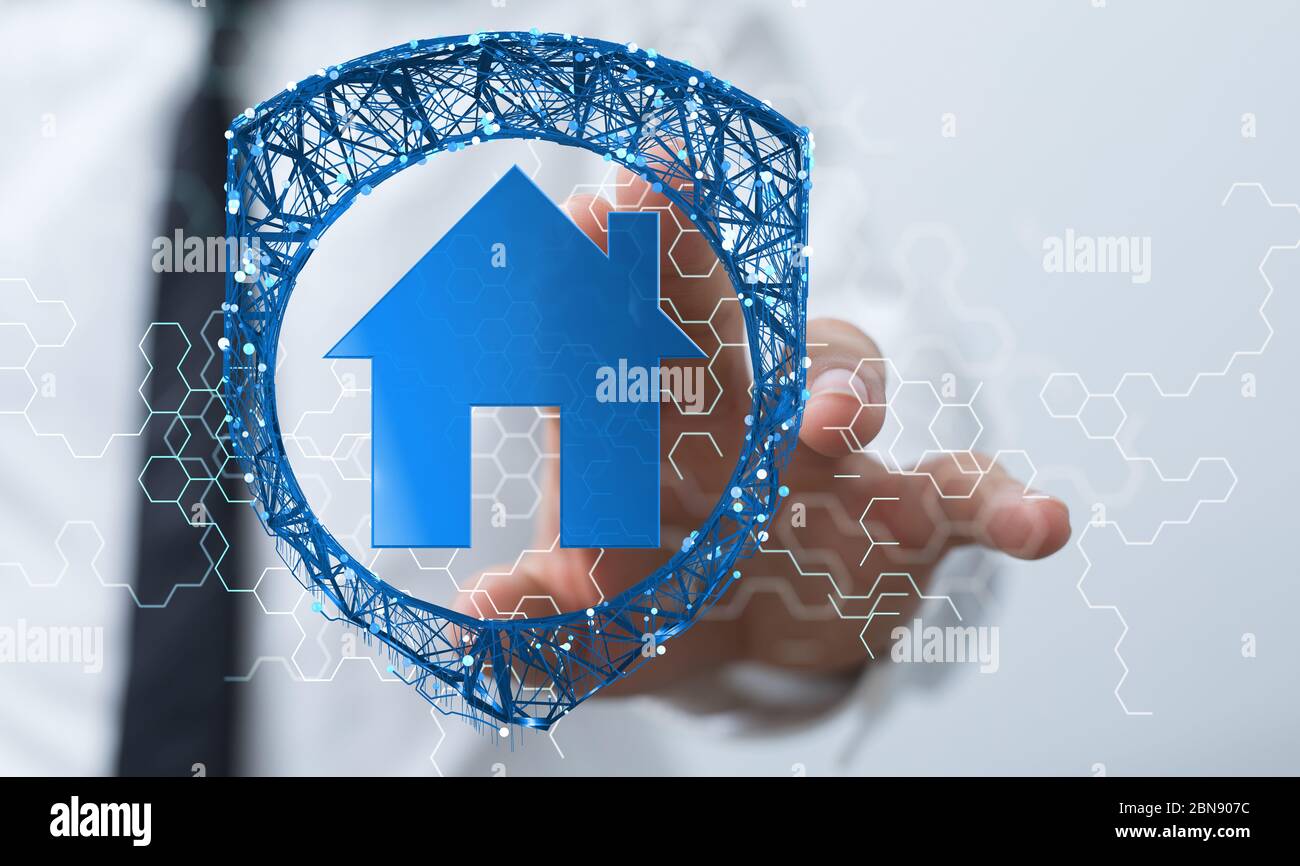 Ein Immobilienkonzept, Kauf erschwinglicher Wohnungen Stockfoto