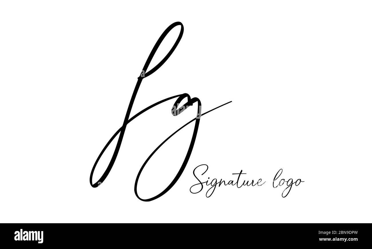 Initial GF oder FG Letter Logo mit Creative Modern Business Typography Vektorvorlage Stock Vektor
