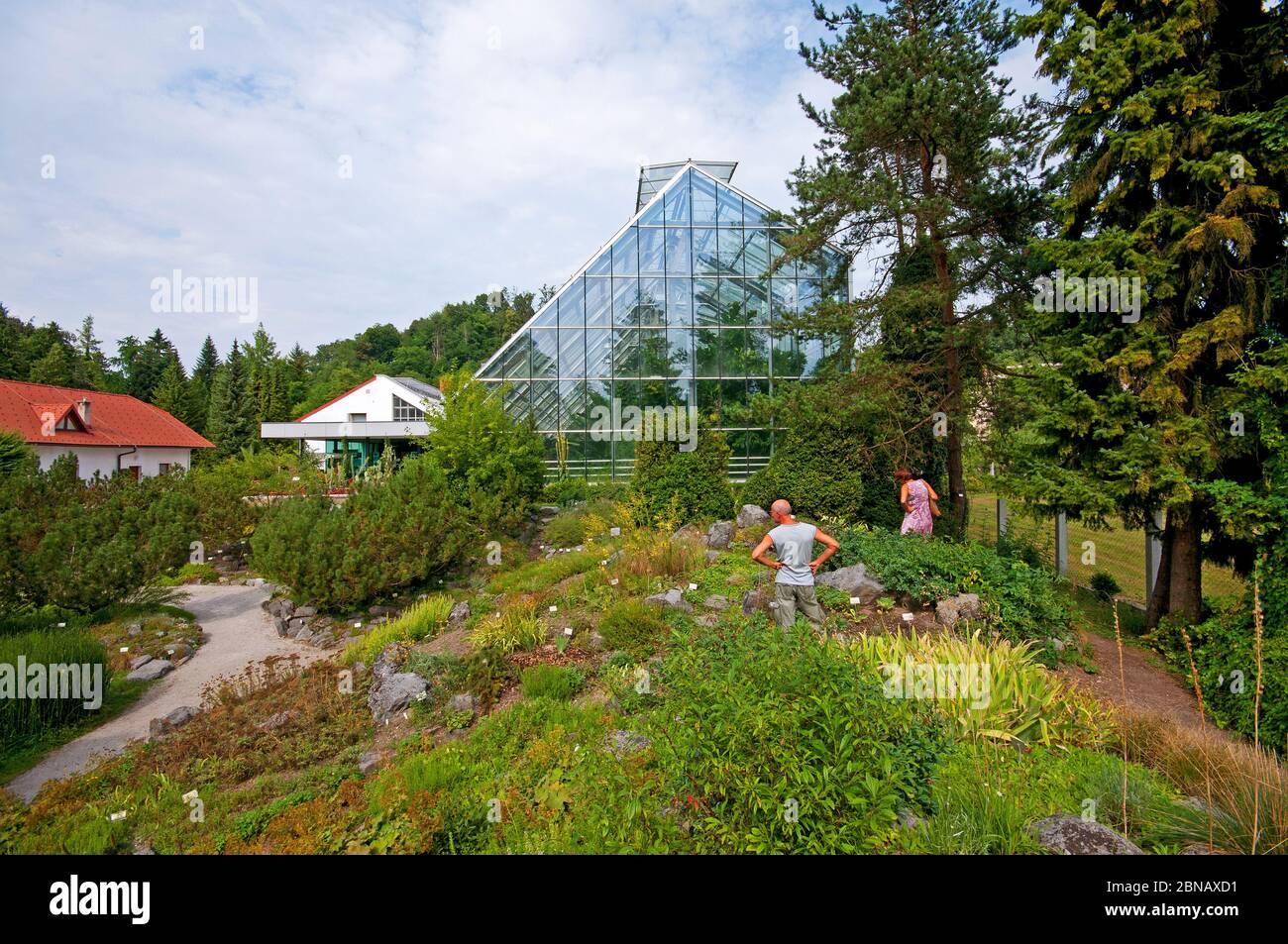 Botanischer Garten und Gewächshaus für tropische Pflanzen, Ljubljana,  Slowenien Stockfotografie - Alamy