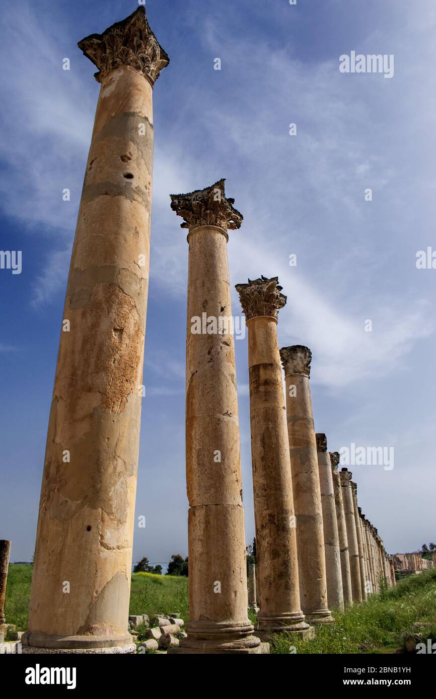 Gerasa, Jordanien Stockfoto