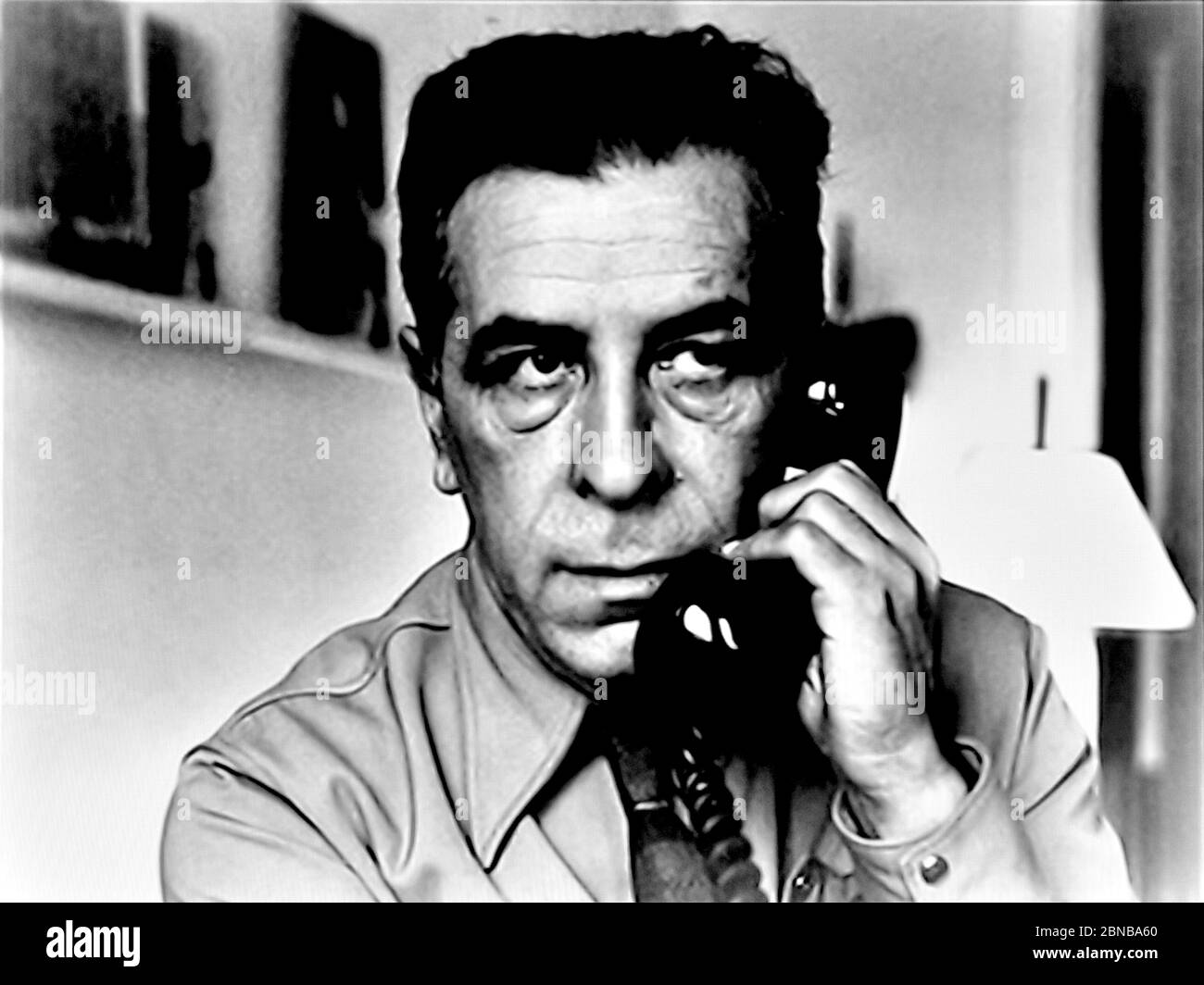 Leo Hurwitz-USA war der Regisseur Fernsehberichterstattung über den Adolf Eichmann-Prozess in Jerusalem 1961 Stockfoto