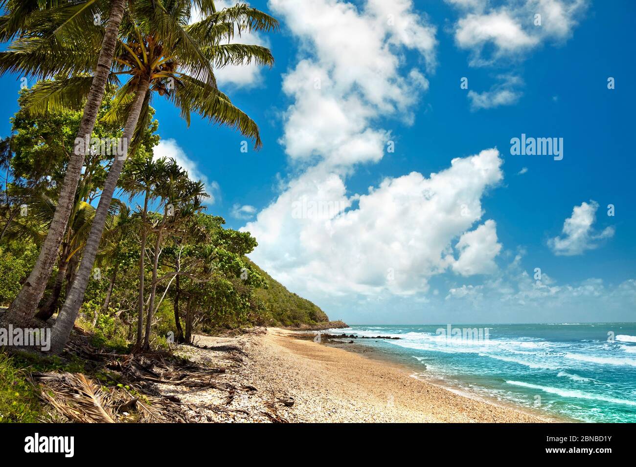 Sonniger Strand in Australien, Australien Stockfoto