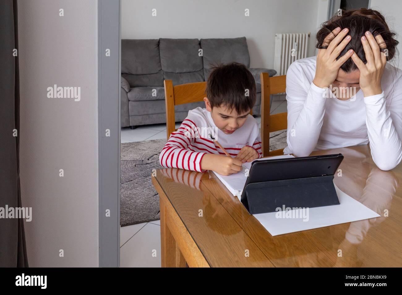 Kinder Zu Hause Unterrichten Voraussetzungen www.alamy.de