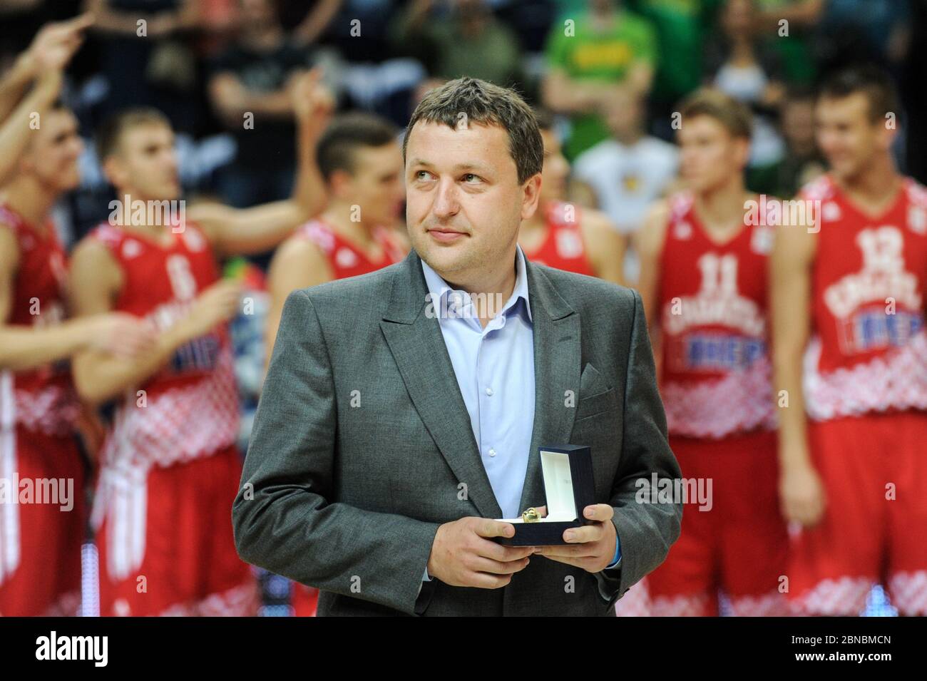 Antanas Guoga - australischer und litauischer Geschäftsmann, Patron, Politiker, Mitglied des Europäischen Parlaments, Sportsponsor, professioneller Pokerspieler Stockfoto