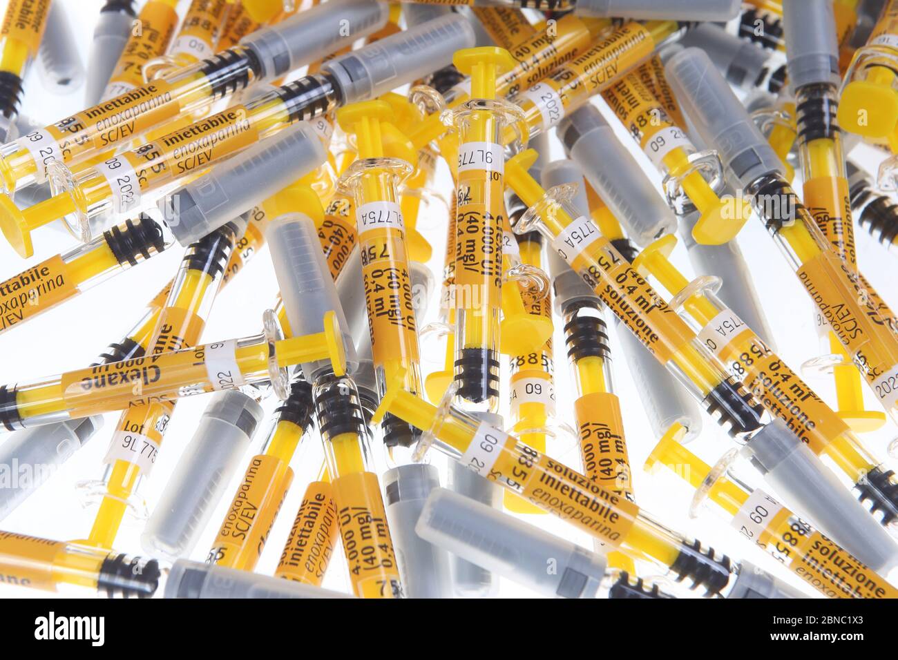 Gesundheit - Heparin Spritzen (Clexane Stockfotografie - Alamy