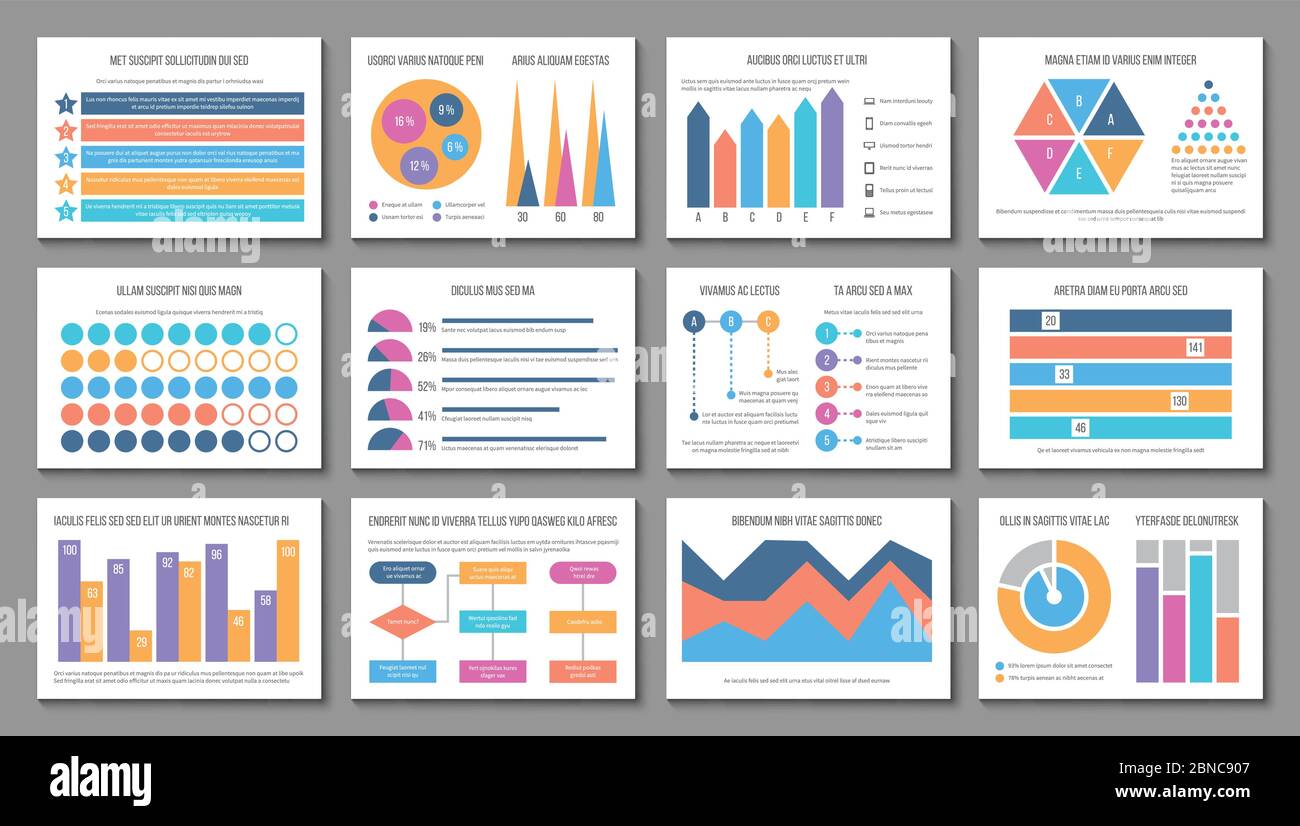 Infografik. Diagramm der Unternehmenspräsentation, Bericht zum Unternehmensmarketing. Multifunktionale Finanzinfografiken Vektorelemente. Diagramm Finanzen und Grafik Diagramm für Business Illustration Stock Vektor