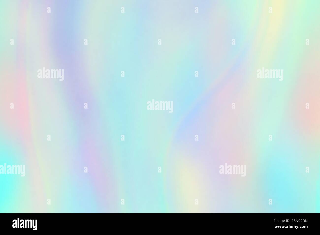 Regenbogenstruktur. Hologramm Folie irisierenden Hintergrund. Pastell Fantasy Einhorn Vektor Muster. Illustration von schillernden Muster Regenbogen, Hologramm Textur Stock Vektor
