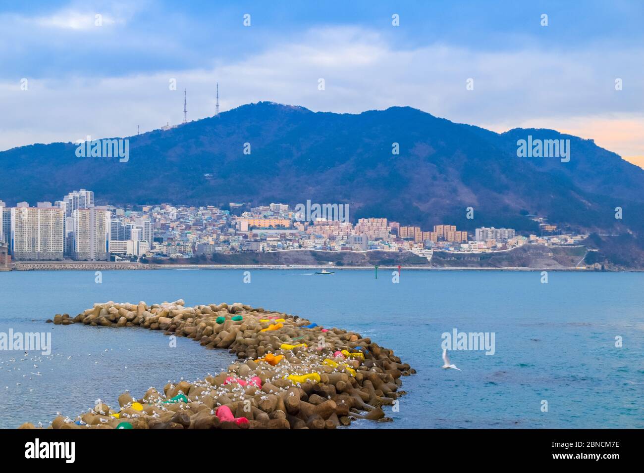 Busan, Südkorea 18/2020 Busan Songdo Skywalk Stockfoto