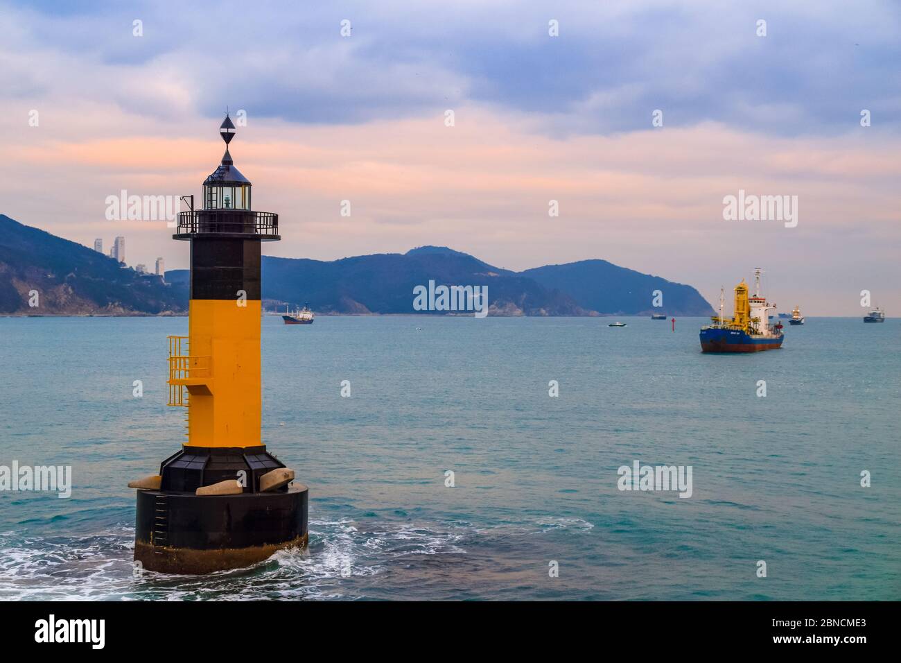 Busan, Südkorea 18/2020 Busan Songdo Skywalk Stockfoto