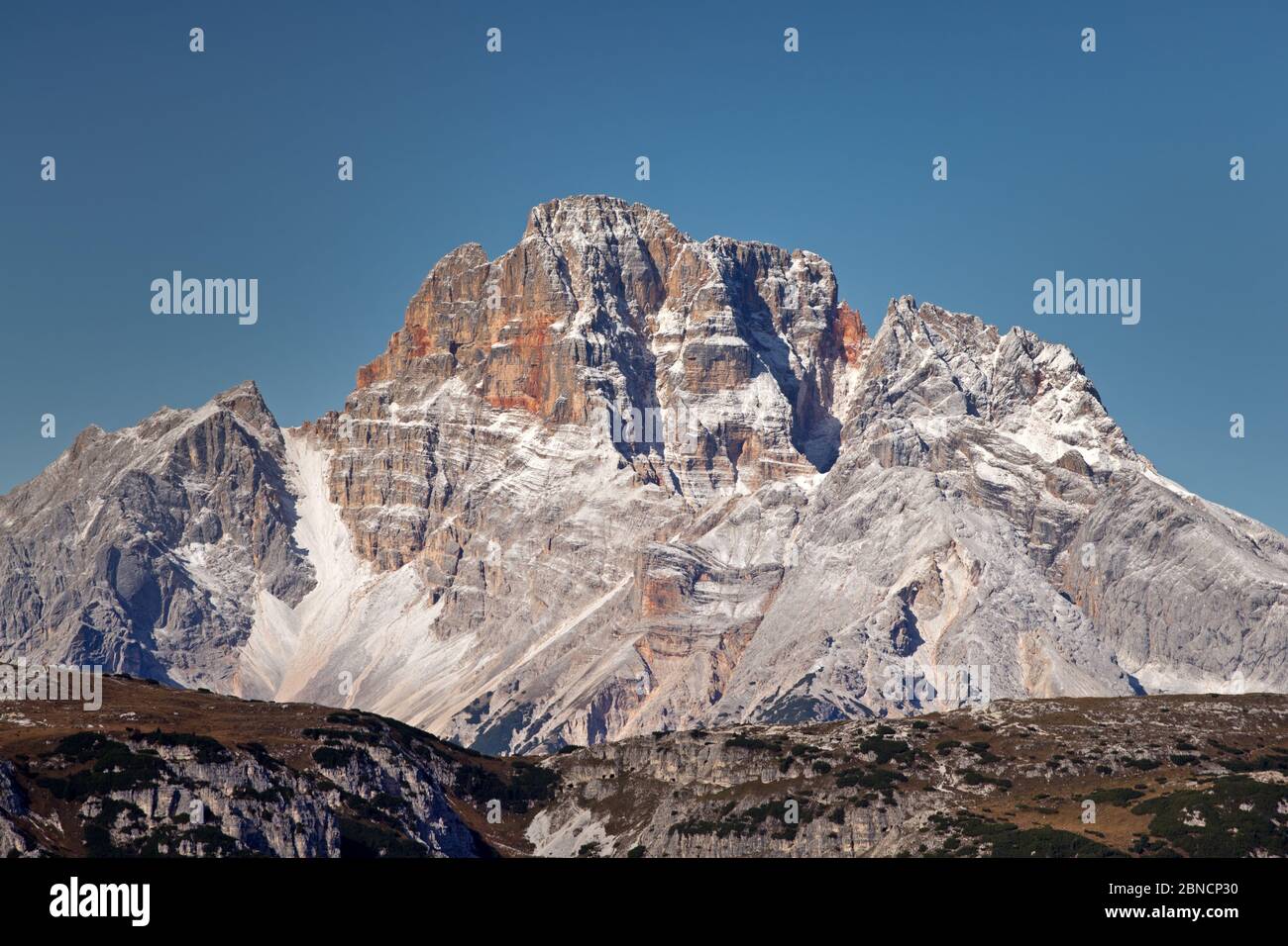 Croda Rossa d'Ampezzo Stockfoto