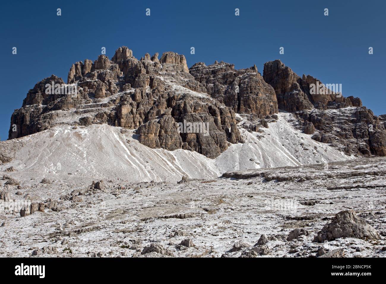 Sextner Dolomiten Stockfoto