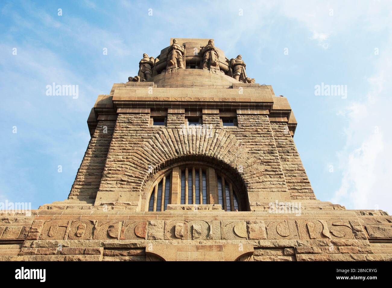 Völkerschlachtdenkmal Leipzig Stockfoto