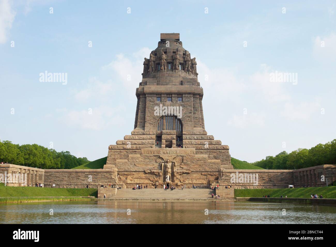 Völkerschlachtdenkmal Leipzig Stockfoto