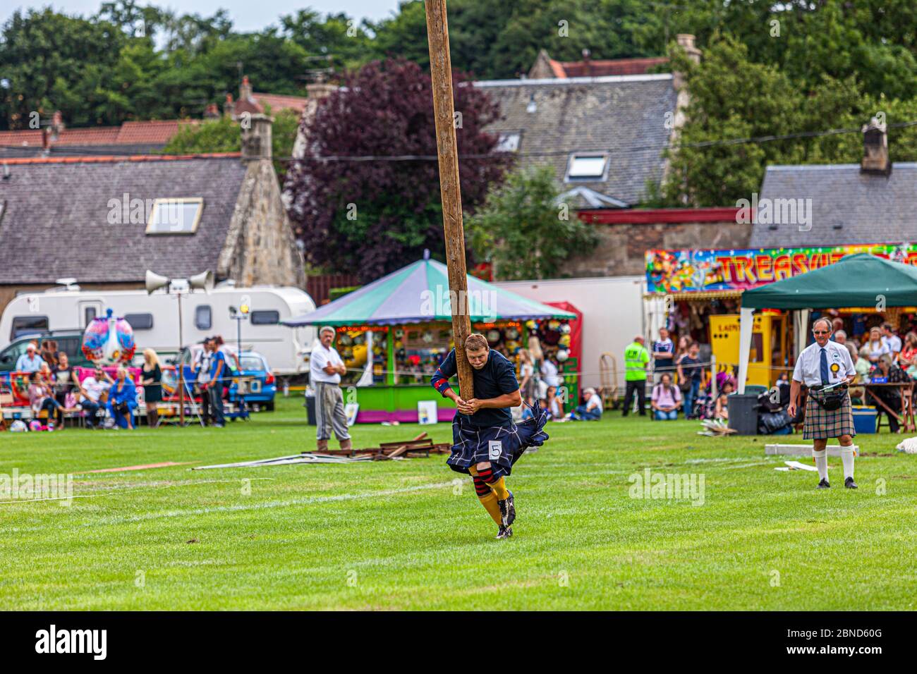 Highland Games in Stirling, Schottland Stockfoto