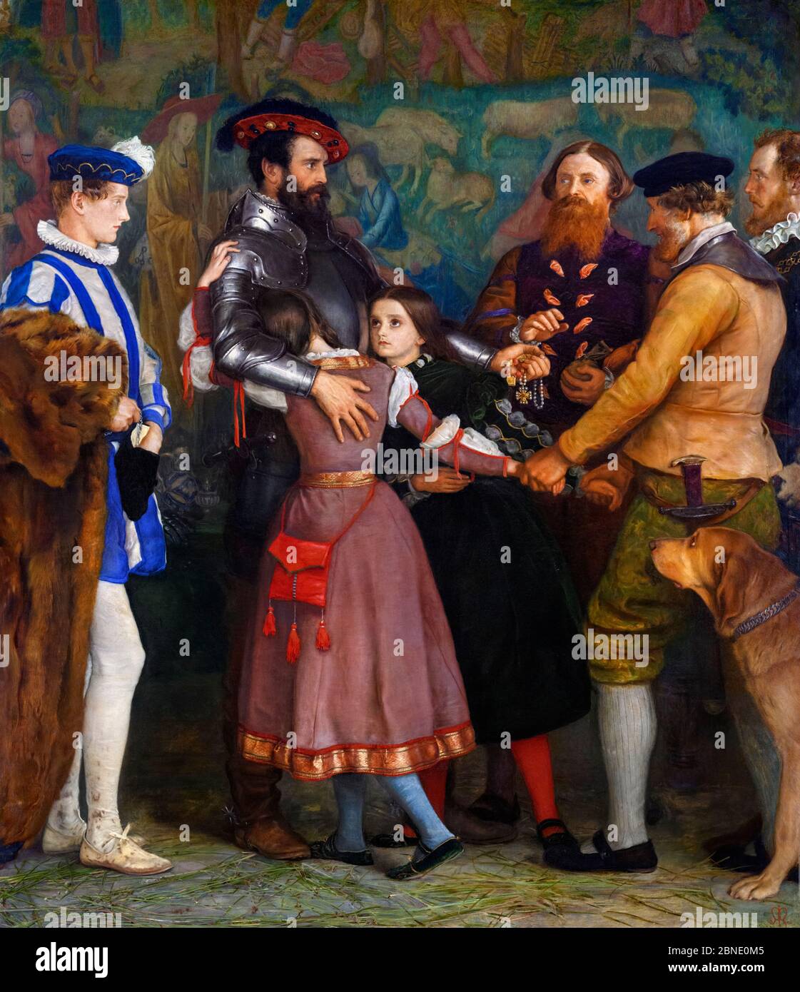 Das Lösegeld von John Everett Millais (1829-1896), Öl auf Leinwand, 1860-62 Stockfoto