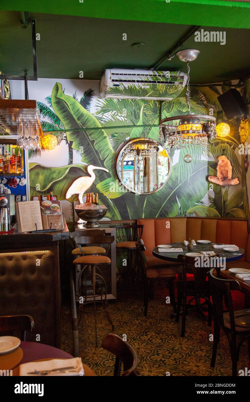 Zaza Restaurant in Ipanema , Rio de Janeiro - Brasilien Stockfoto