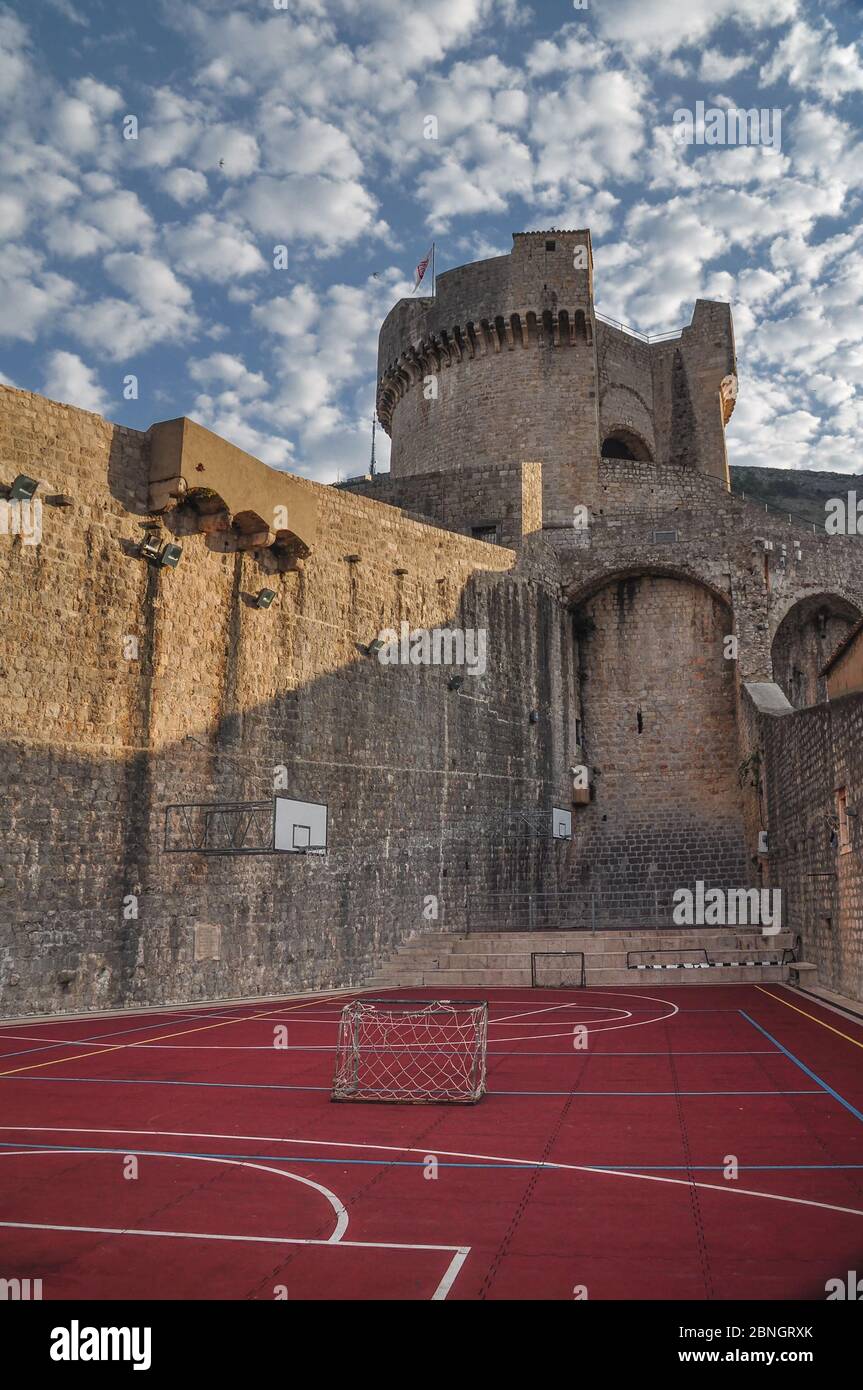 Festung Lovrijenac , Burg Dubrovnik, Kroatien Stockfoto