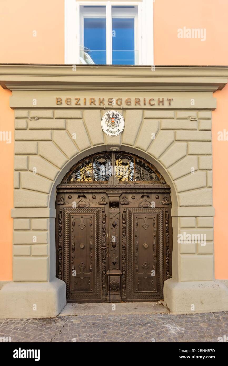 Die Altstadt von Waidhofen an der Ybbs im Frühling, Mostviertel, Niederösterreich, Österreich Stockfoto