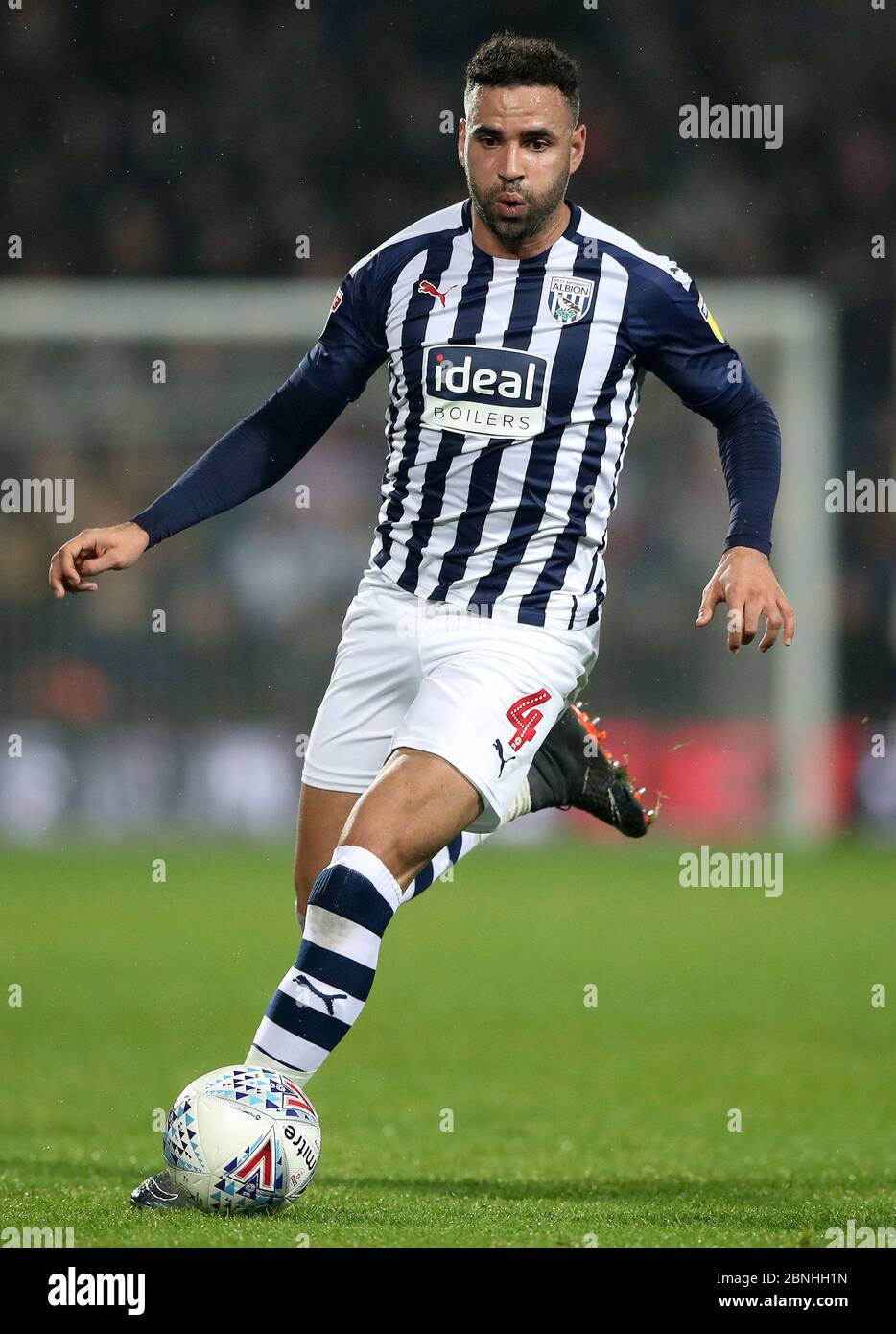West Bromwich Albions Hal Robson-Kanu während des Sky Bet Championship Matches im Hawthorns, West Bromwich. Stockfoto