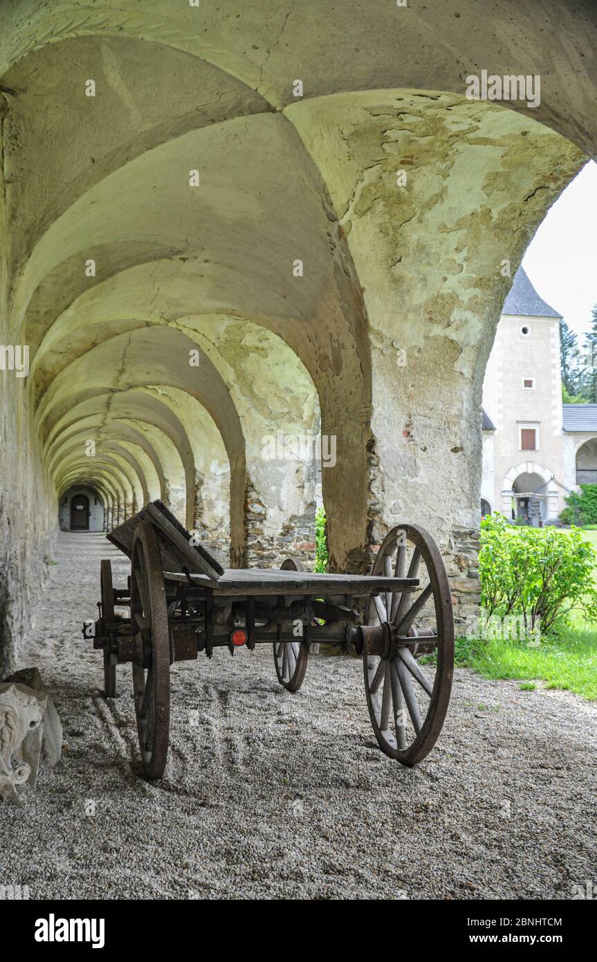 Schloss Rosenburg. Eines der meistbesuchten Renaissance-Schlösser Österreichs inmitten des Naturparks Kamptal Stockfoto