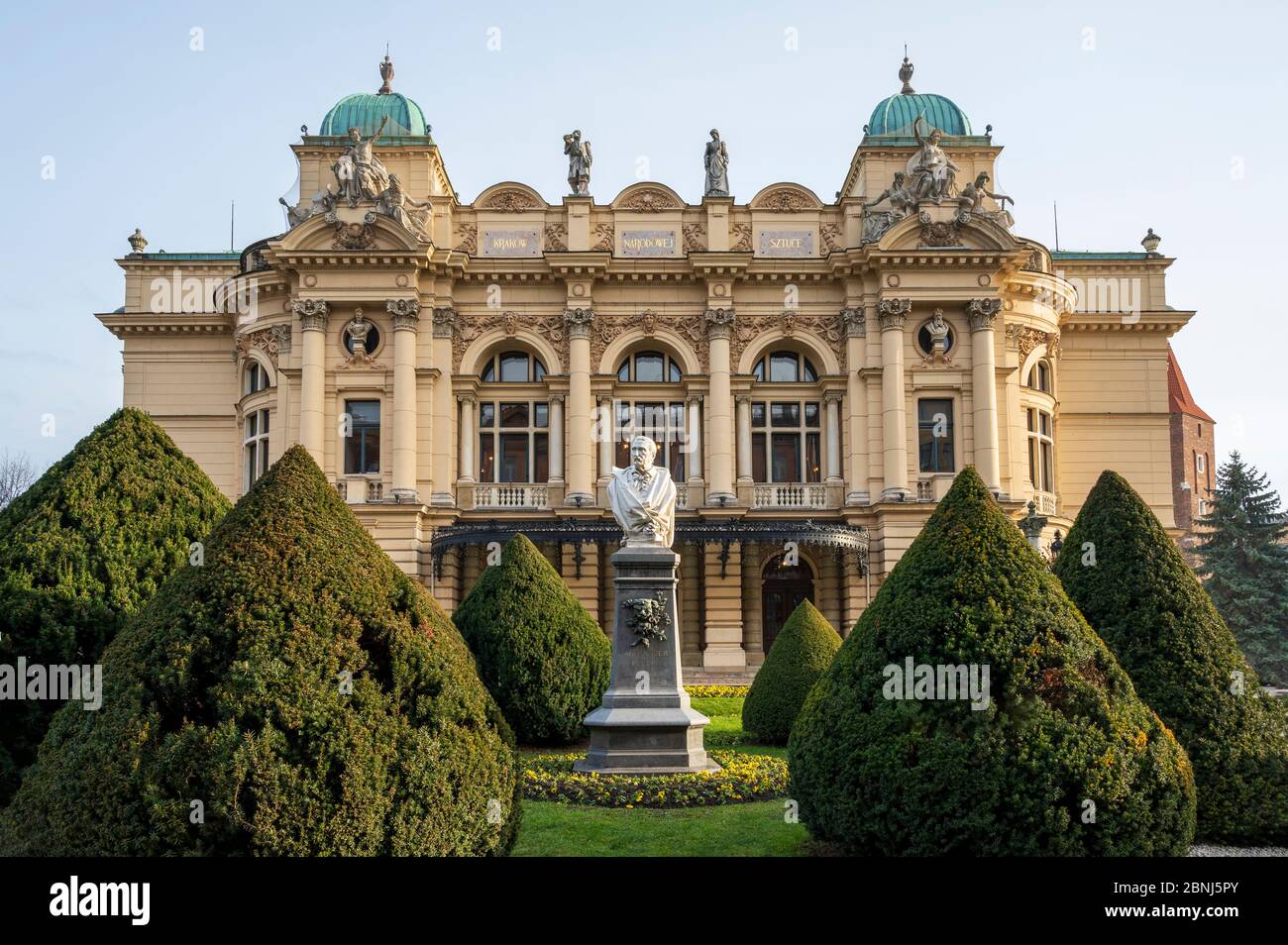 Juliusz Slowacki Theater Opernhaus, UNESCO-Weltkulturerbe, Krakau, Polen, Europa Stockfoto