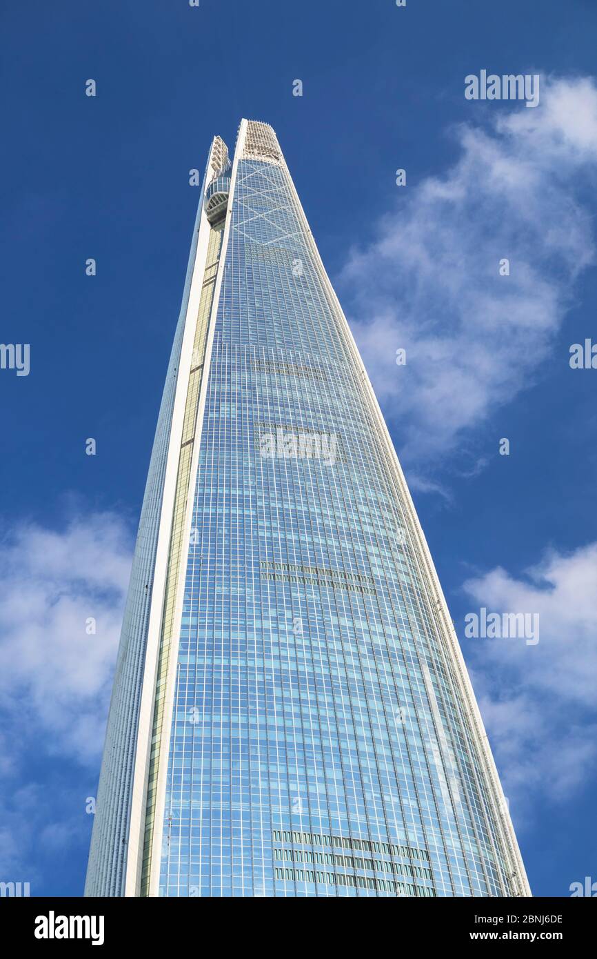 Lotte World Tower, Seoul, Südkorea, Asien Stockfoto