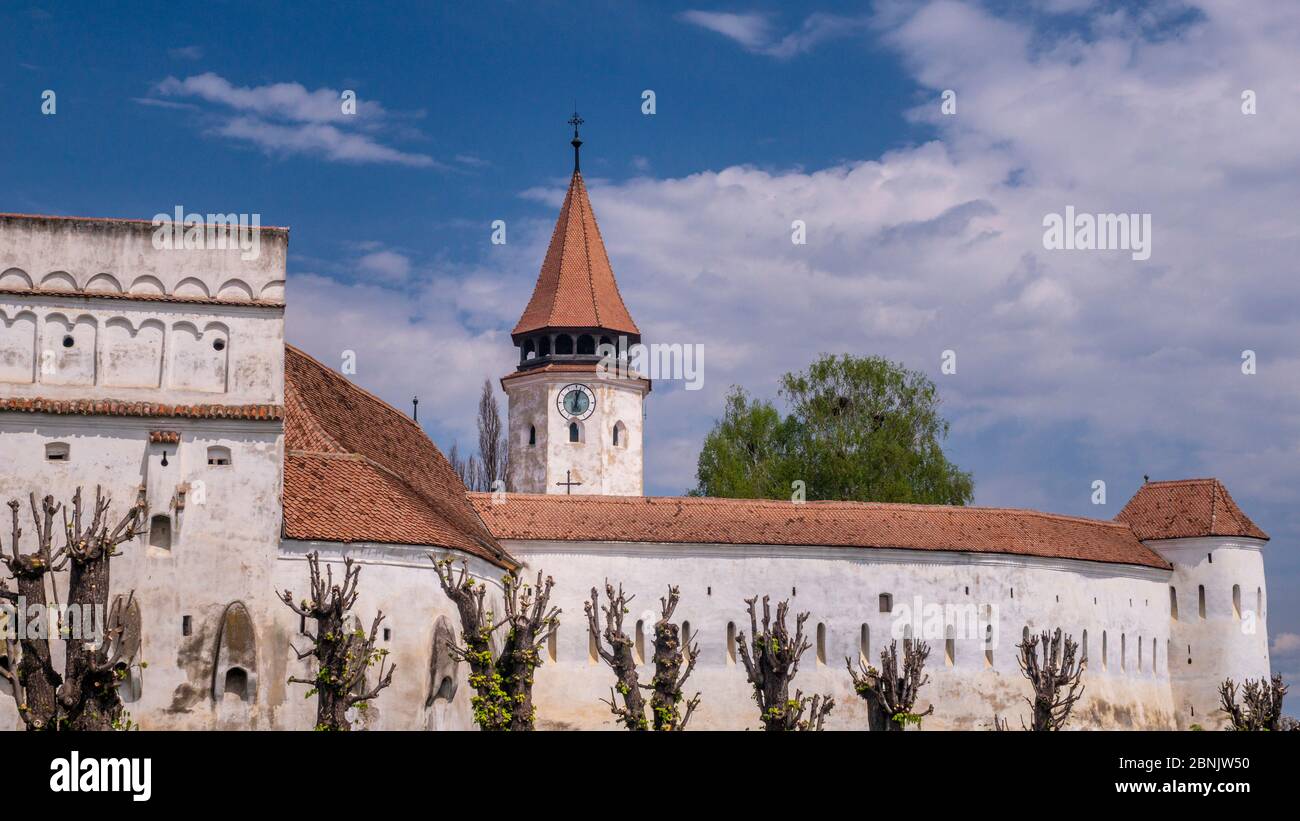 Prejmer befestigte Soxon Kirche, Prejmer, Rumänien, Stockfoto