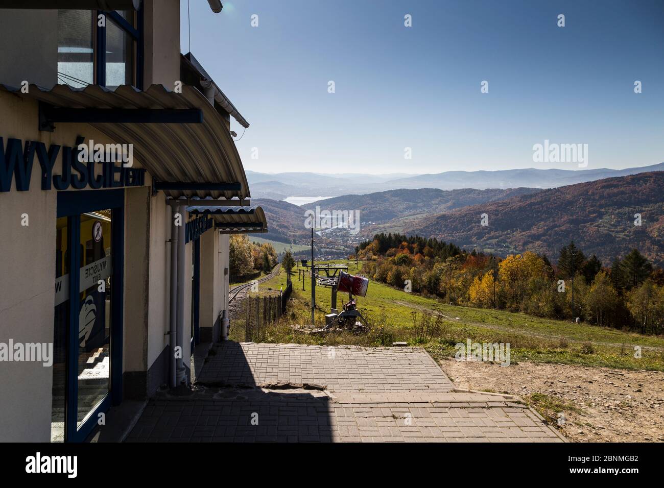 Europa, Polen, Woiwodschaft Schlesien, Gora Zar / Zar Mountain Stockfoto