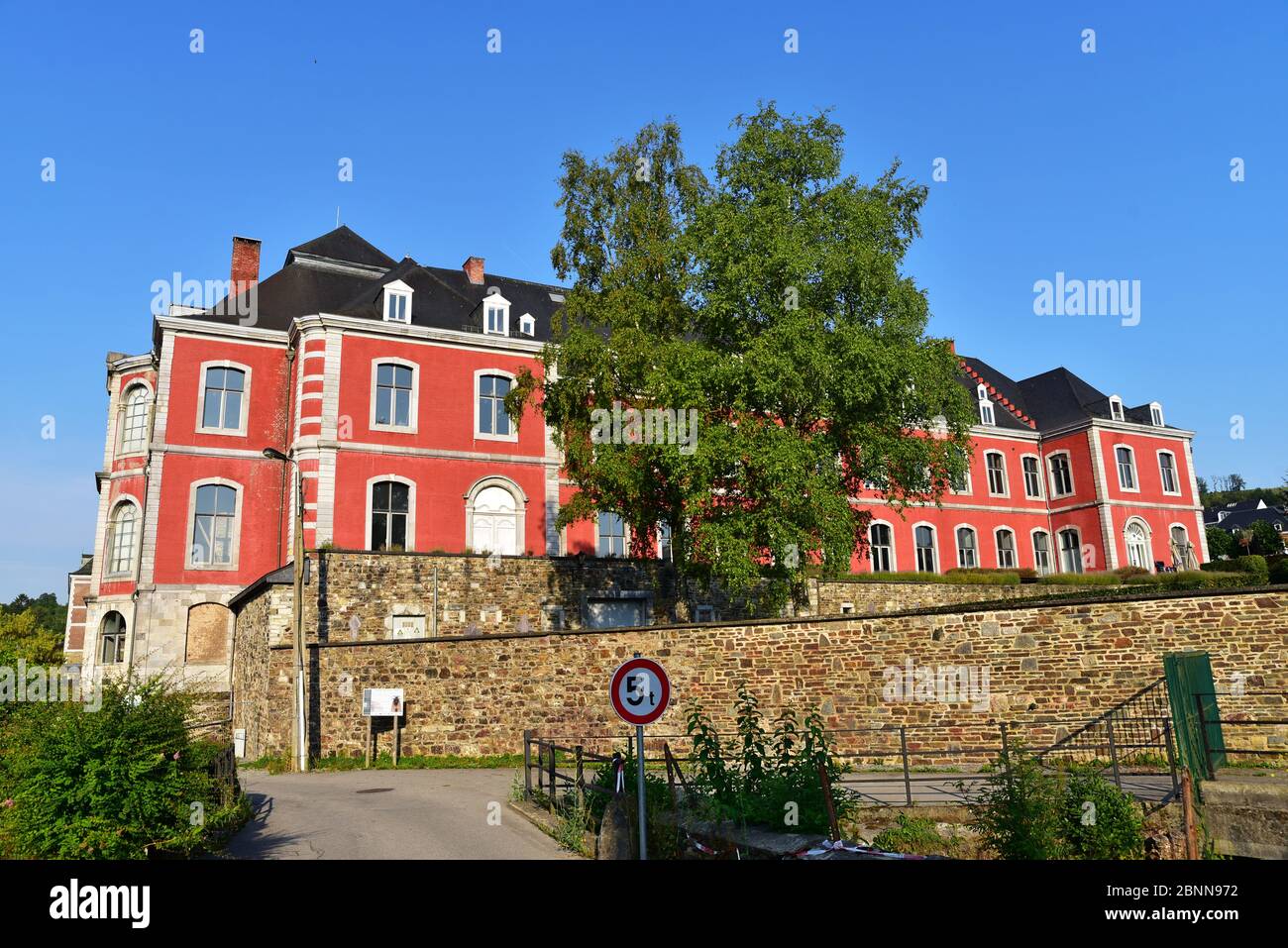 Stavelot Abbey Stockfoto
