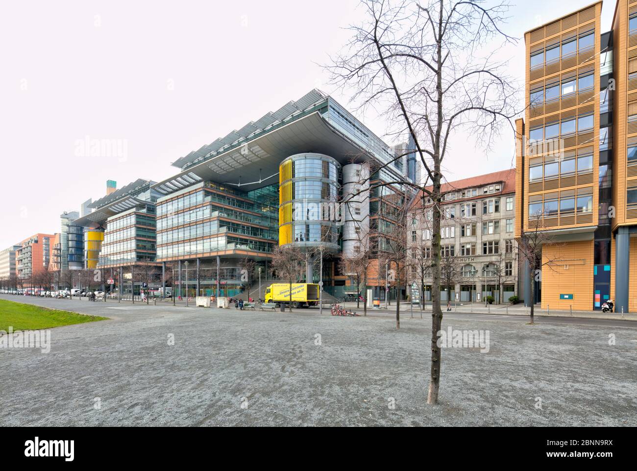 Quartier Potsdamer Platz, Arkaden, Hausfassaden, Architektur, Innenstadt, Berlin, Deutschland Stockfoto