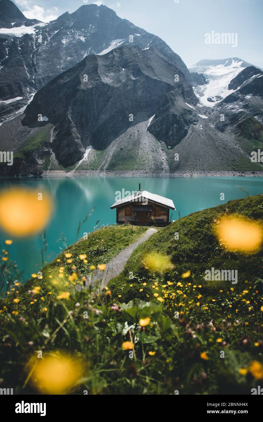 Österreich, Salzburg, Kaprun Hochgebirgsstauseen Stockfoto