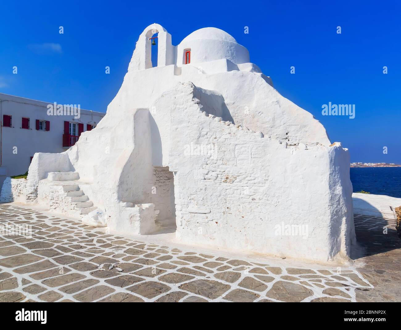 Panagia Paraportian Kapelle, Mykonos Stadt, Mykonos, Kykladen Inseln, Griechenland Stockfoto