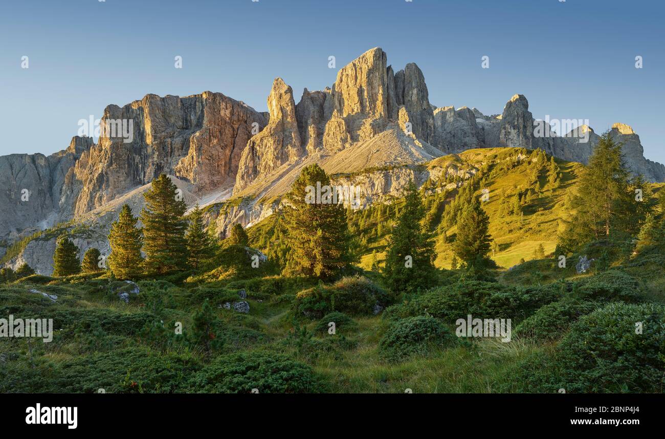 Bruneck Turm, Sellastock, Südtirol, Italien Stockfoto
