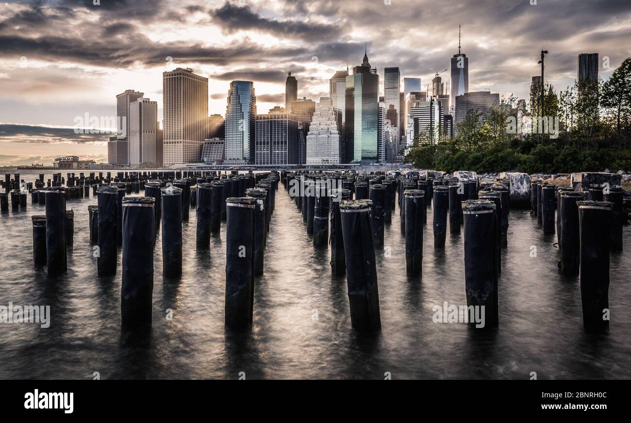 Amerika, Usa, New York City, Manhattan, One World Trade Center Stockfoto