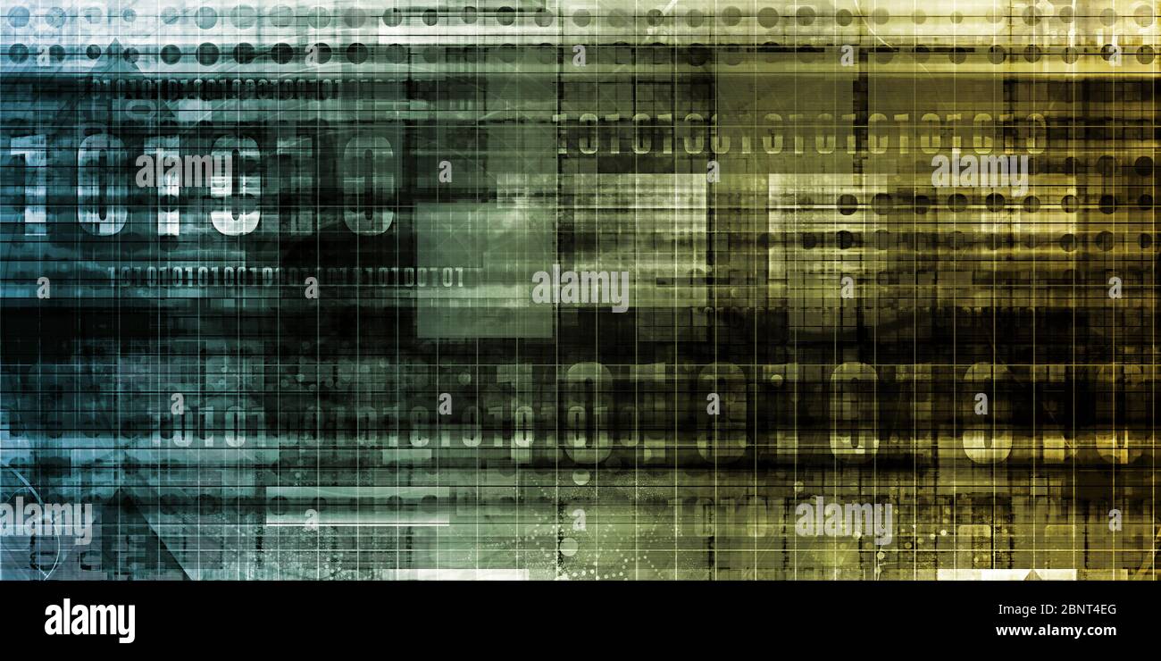 Daten Analyse Konzept als Kunst Stockfoto