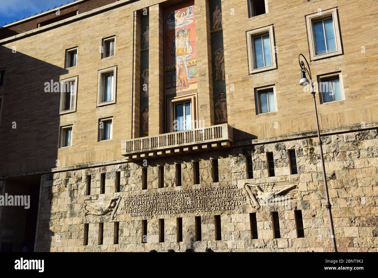 Piazza Augusto Imperatore Stockfoto