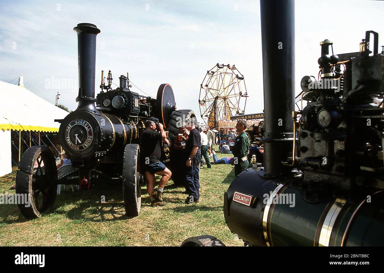 Antriebsmotoren auf der Welland Steam Messe 2000 Stockfoto