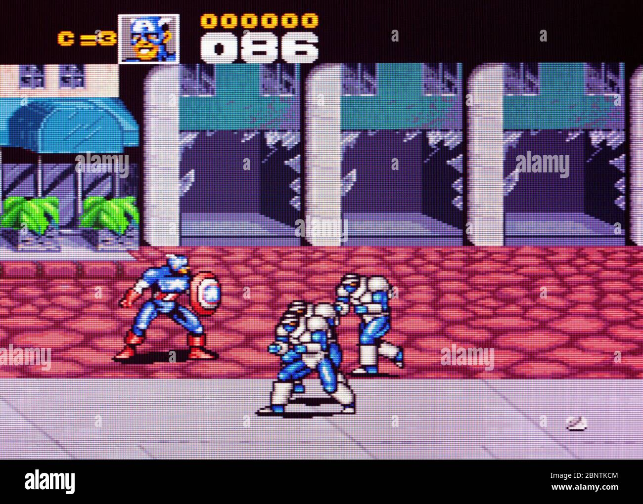 Captain America and the Avengers - SNES Super Nintendo - nur zur redaktionellen Verwendung Stockfoto