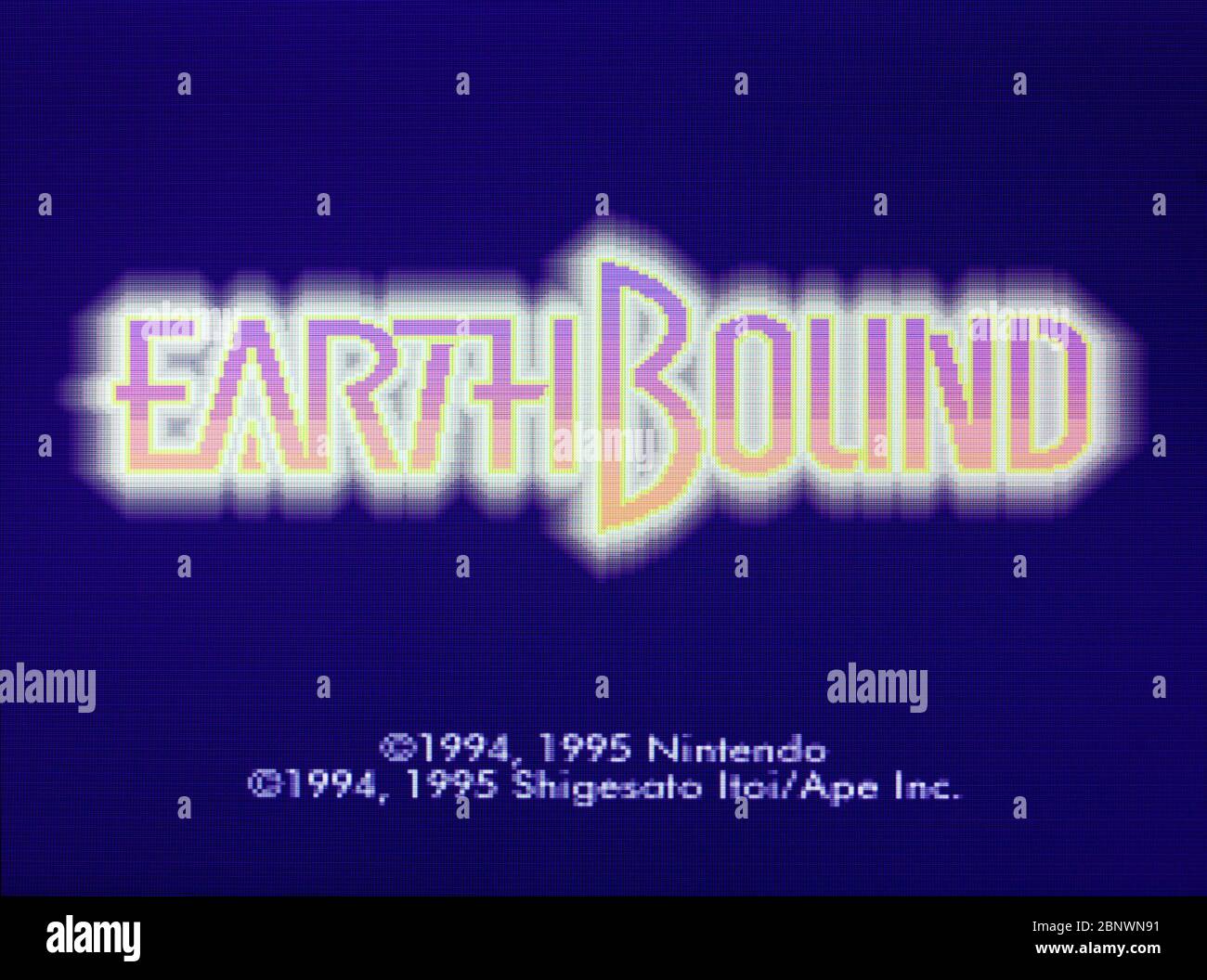 Earth Bound Earthbound - SNES Super Nintendo - nur zur redaktionellen Verwendung Stockfoto