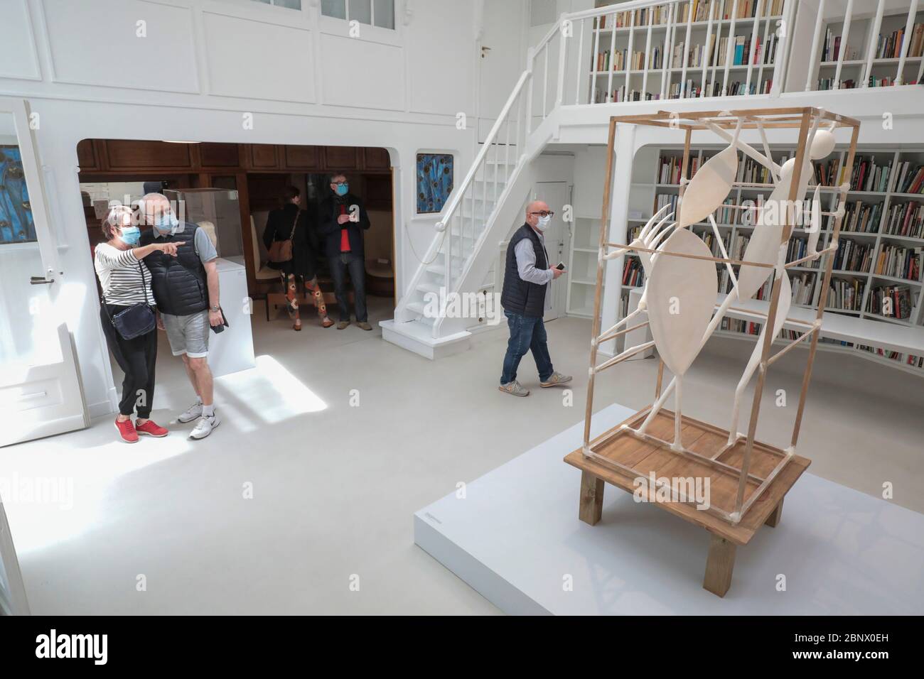 WIEDERERÖFFNUNG DES GIACOMETTI-INSTITUTS IN PARIS Stockfoto