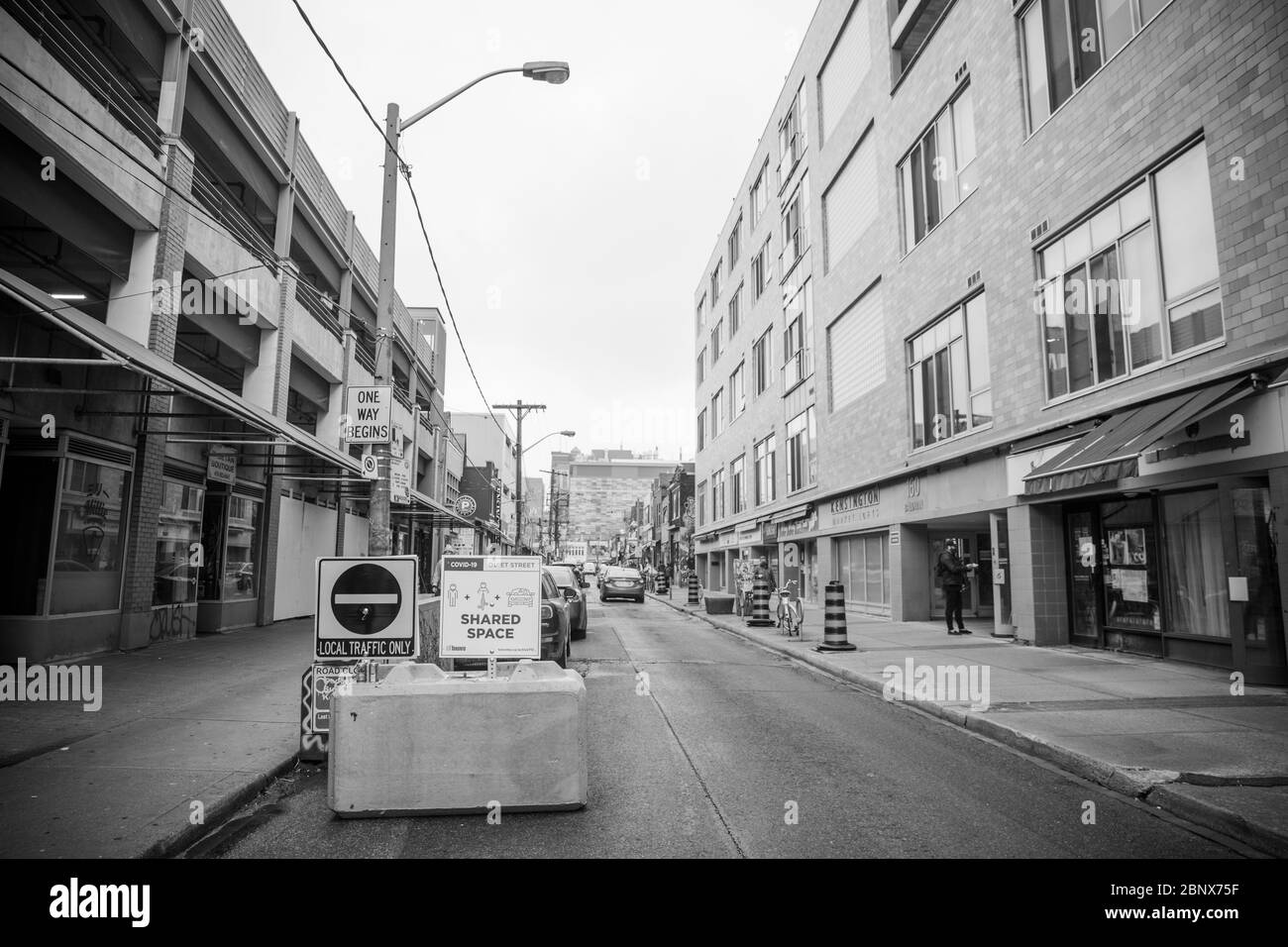 TORONTO, ONTARIO, KANADA - 20. MAI 2020: STADT TORONTO WÄHREND DER COVID-19 PANDEMIE Stockfoto