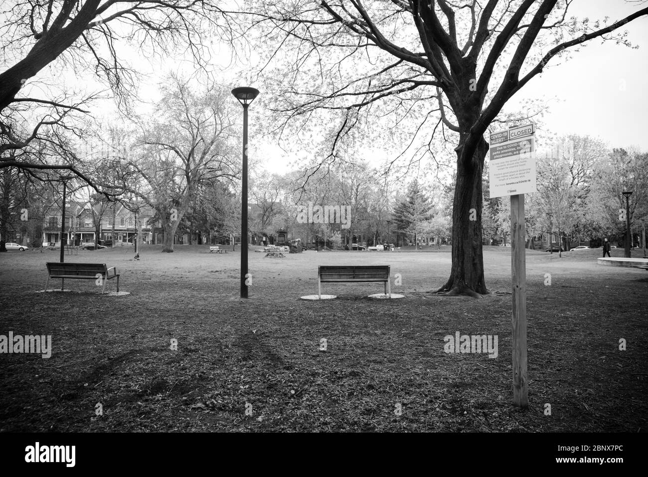 TORONTO, ONTARIO, KANADA - 20. MAI 2020: STADT TORONTO WÄHREND DER COVID-19 PANDEMIE Stockfoto