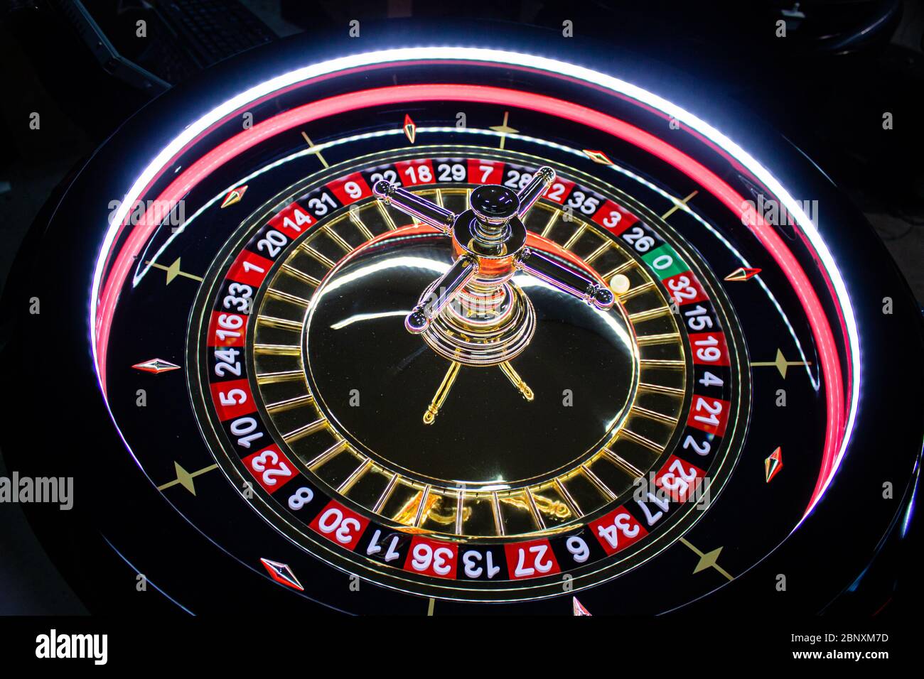 casino Roulette Spiel Stockfoto