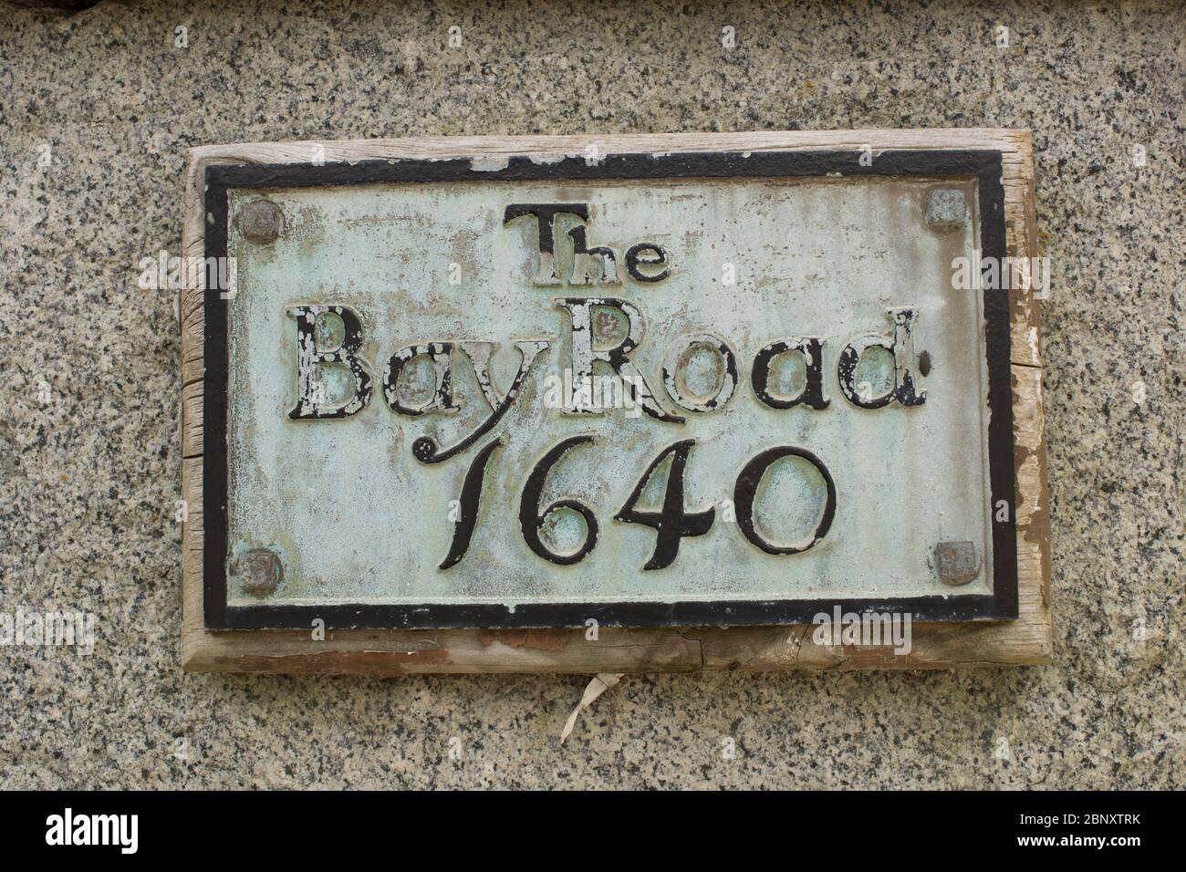 Im November 1639 ordnete das Gericht in Boston die erste offizielle Straße von Boston nach Portsmouth verlegt werden. Sie wird jetzt als Route 1A bezeichnet. AK Stockfoto