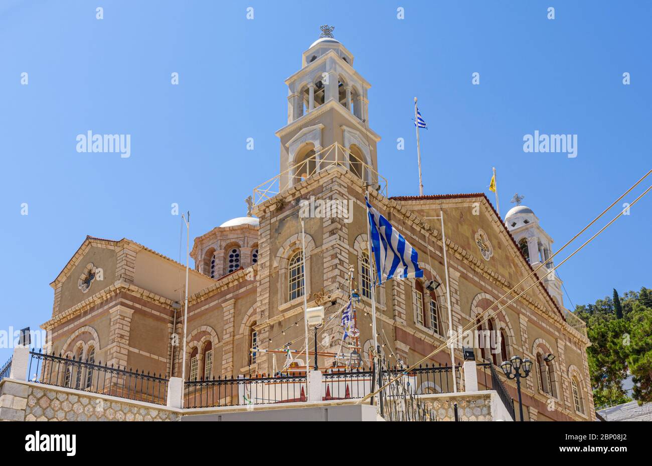 Agios Nikolaos Kirche, Pothia, Kalymnos, Dodekanes, Griechenland Stockfoto