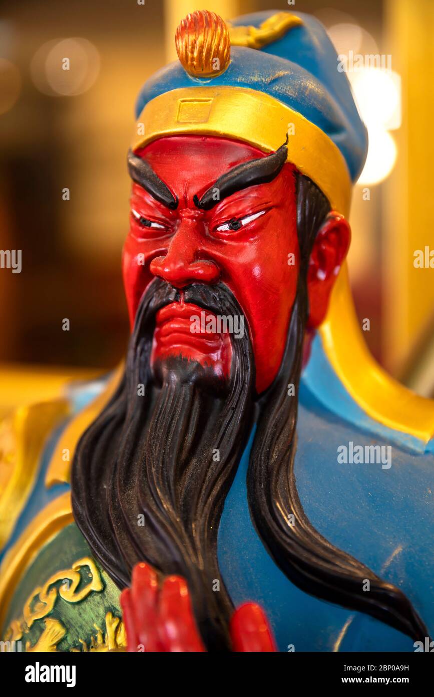 Guan Yu, der chinesische Kriegsgott Stockfoto