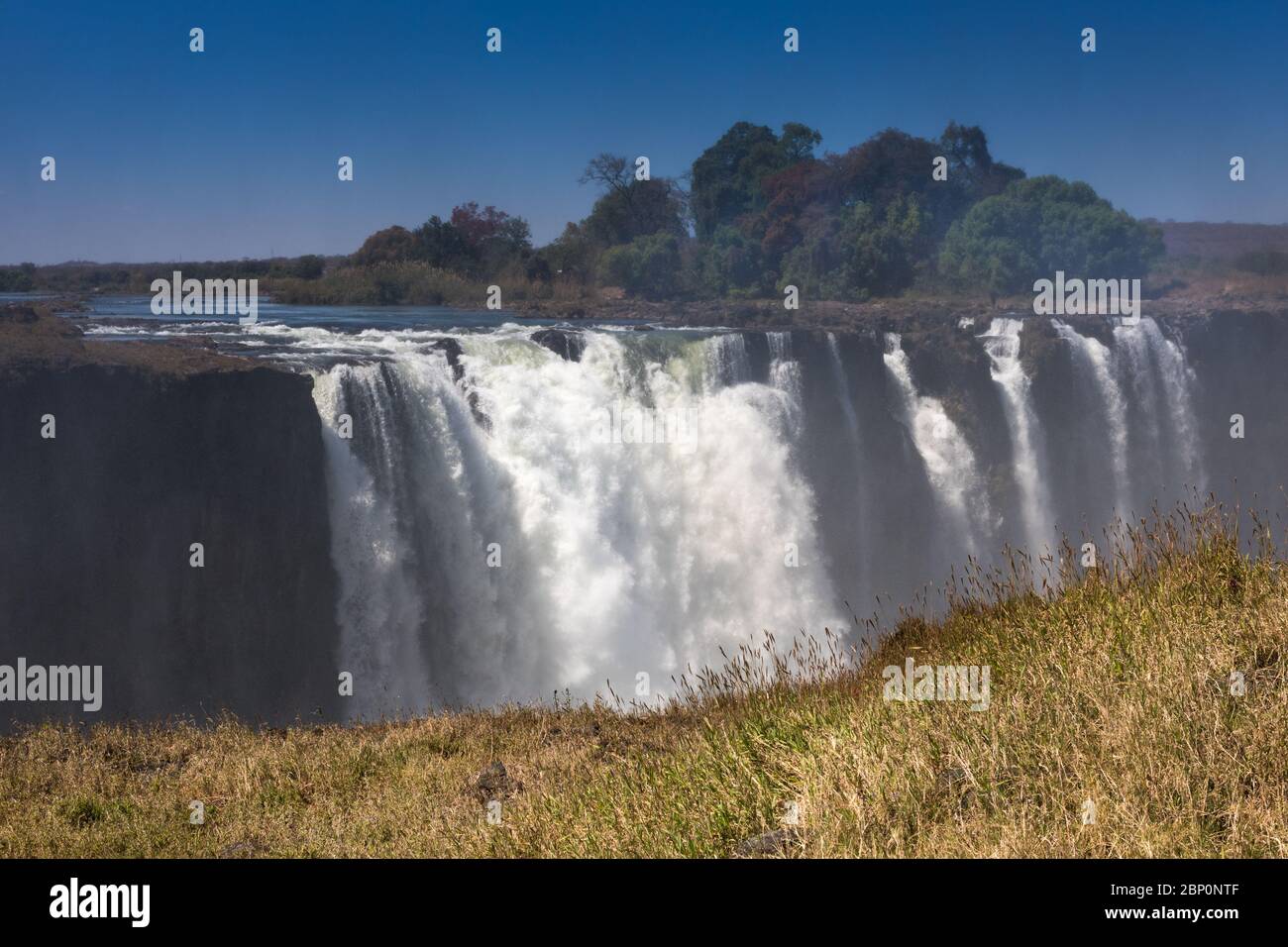 Victoria Falls Simbabwe im September Stockfoto